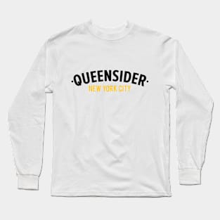 New York Queens - Queensider - Queens clean Typo Long Sleeve T-Shirt